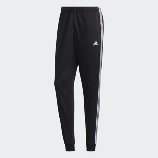 Adidas正品男款經典logo三線縮口運動褲 FM5350