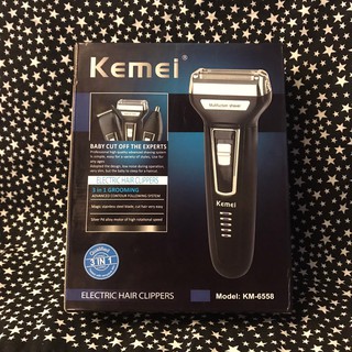 KEMEI 三合一多功能充電式刮鬍刀 KM-6558