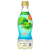 出清//買一送一//新商品//期間限定//POKKA OKINAWA CITRUS DEPRESSA SODA 沖繩香檬