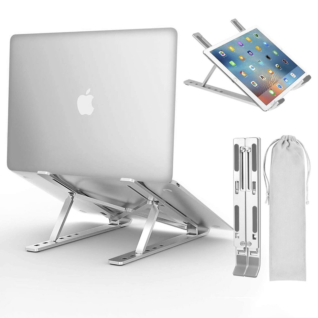 蘋果筆電支架11 13 15吋筆記本電腦macbook支架防滑透氣散熱底座折疊式金屬支架電腦平板通用支架 蝦皮購物