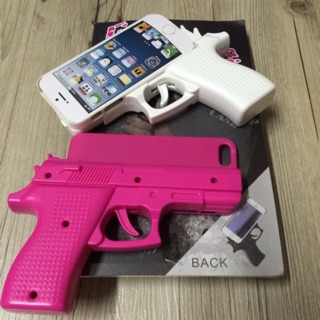 iPhone 5/5s 酷炫造型手機殼 手槍造型，還能扣板機唷！