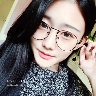 2色 年度最新款金屬造型時尚平光眼鏡 71990