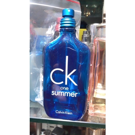 補貨中! 勿下單~💘 《零碼》ck one summer 2018夏日限量版中性淡香水 100ml / 剩約30ml