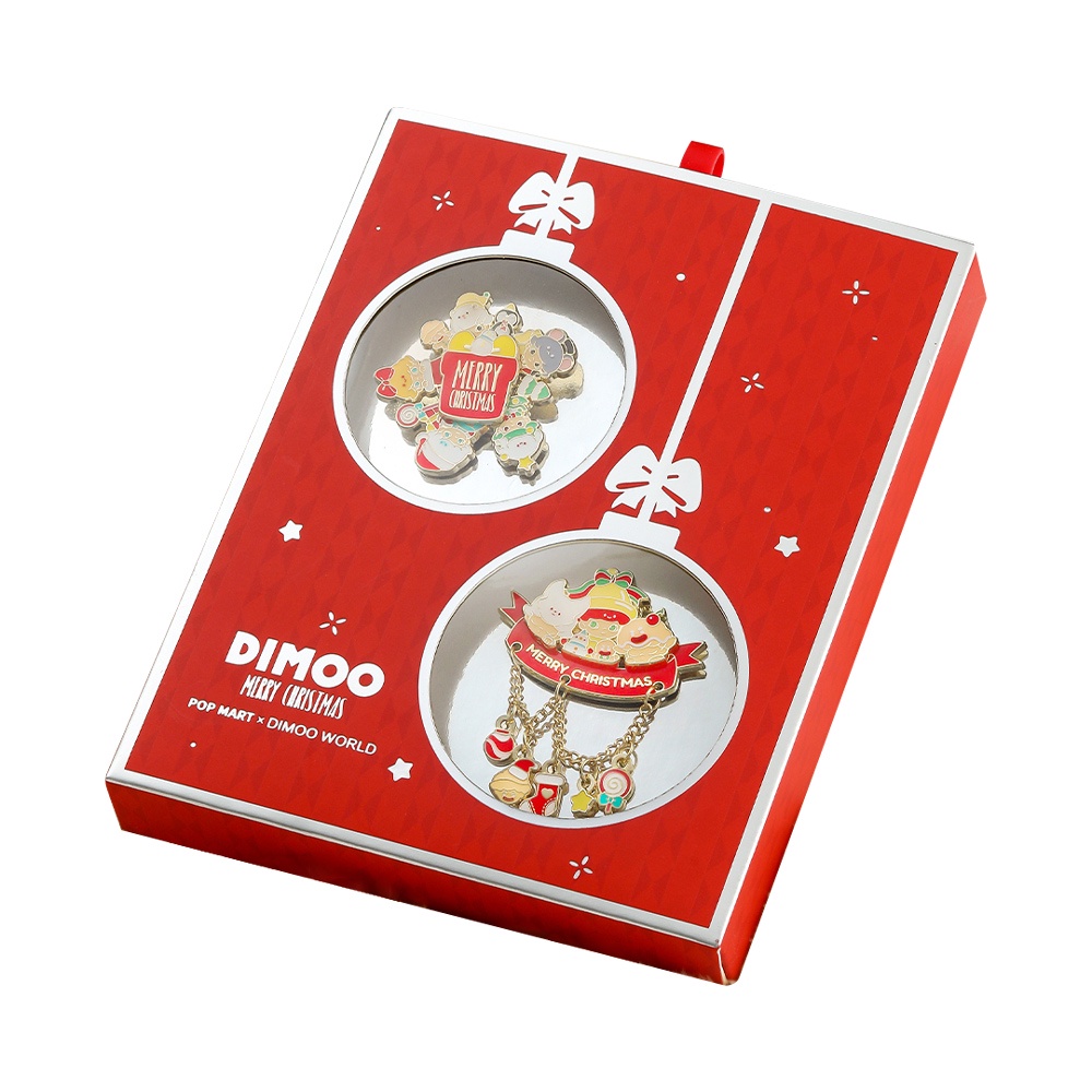Dimoo 聖誕徽章禮盒