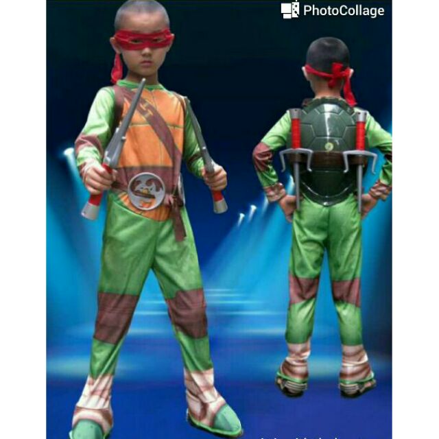 cosplay兒童角色服裝兒童動漫表演服忍者龜衣服套裝 萬聖節服裝