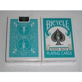 【USPCC撲克】Bicycle-Poker deck-2014(水藍)Turquoise back-S102521