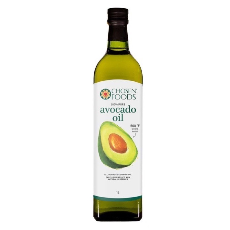 Chosen Foods Pure Avocado Oil 酪梨油冷壓1公升橄欖油芝麻油葵花油好市多 蝦皮購物