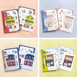 MIND WAVE 小鳥町商店街文房具 信封信紙組 - 共八款 ( 57628~57638 )