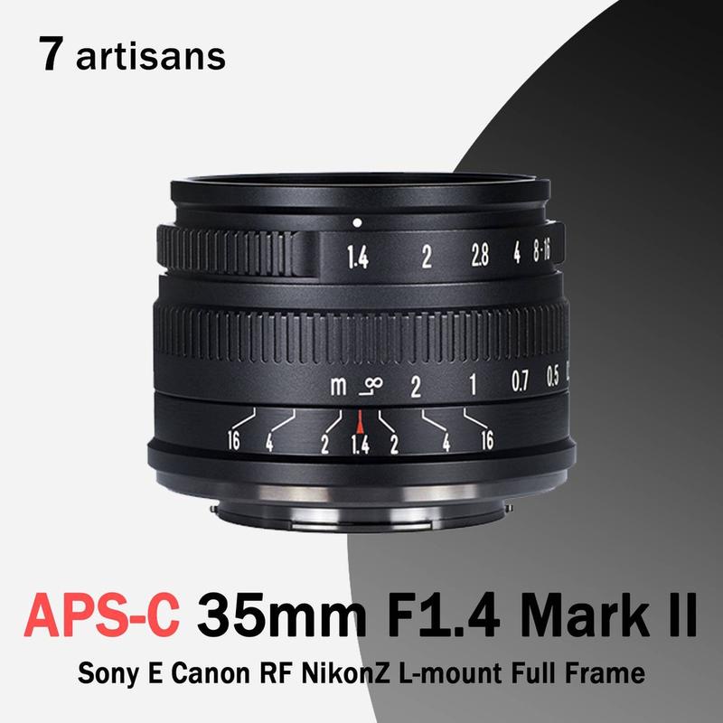 七工匠 7artisans 35mm F1.4 二代 APS-C画幅定焦鏡頭, 用於Sony E /NIKON Z 等