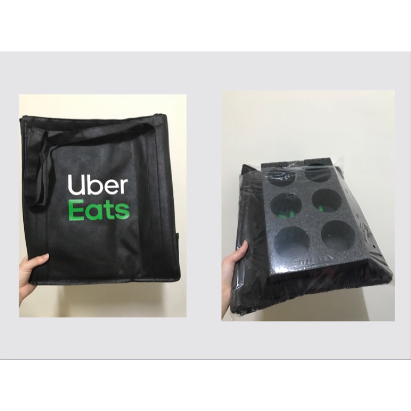 Uber eats 外送杯架+提袋