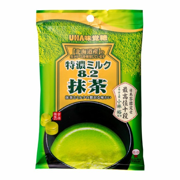 *貪吃熊*日本 UHA 味覺糖 北海道產 特濃牛奶 抹茶 抹茶牛奶糖 8.2 抹茶 特濃8.2抹茶牛奶糖 8.2抹茶牛奶