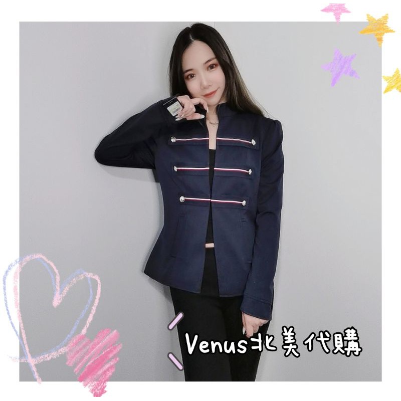 Venus北美代購-Tommy女款軍裝外套