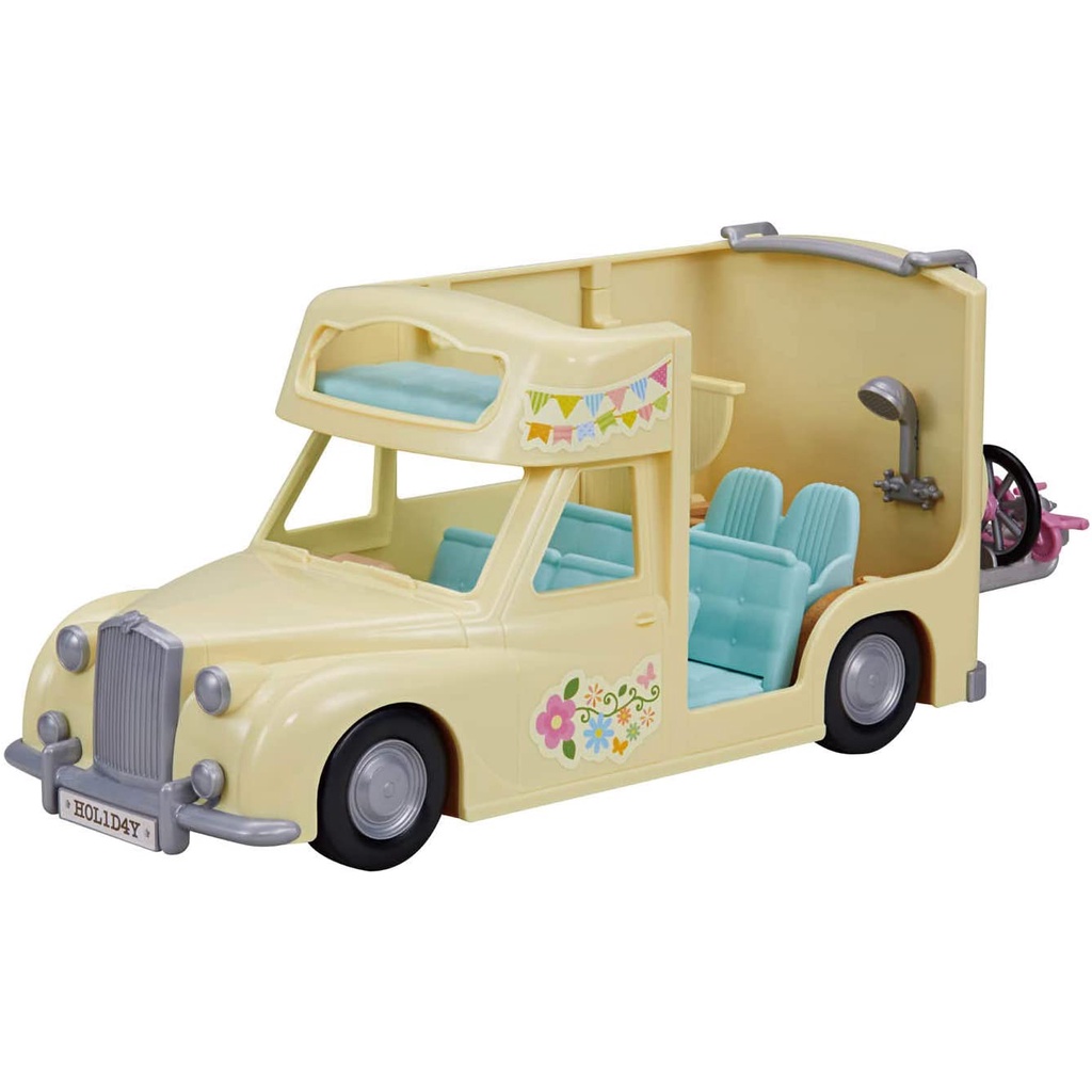 Sylvanian Families 森林家族 車 探險露營車 內附 露營車 腳踏車 釣具 沙發 玩偶需另購 全新 現貨