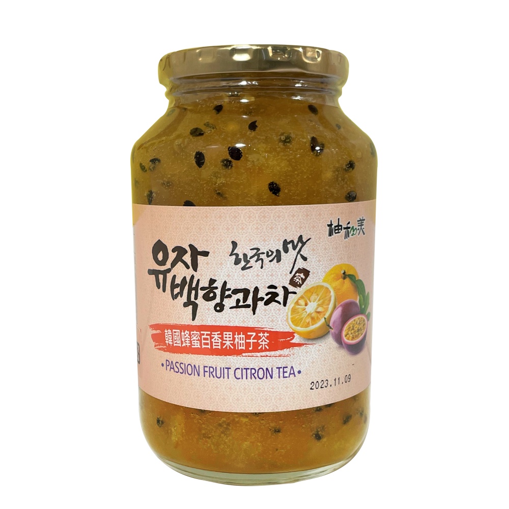 《柚和美》 韓國蜂蜜百香果柚子茶果醬 (1kg)