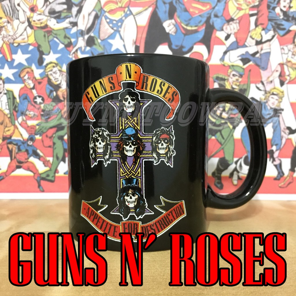 GNR  槍與玫瑰 GUNS N ROSES AXL ROSE SLASH 搖滾 樂團 馬克杯 咖啡杯 杯 禮物 杯子