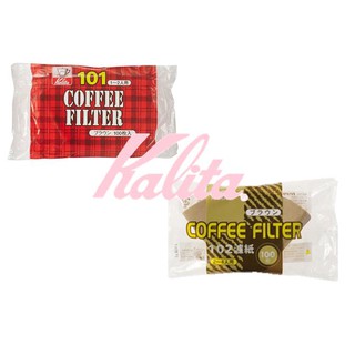 【裡德咖啡烘焙王】日本Kalita 101/102 無漂白濾紙 100 入 101濾杯專用
