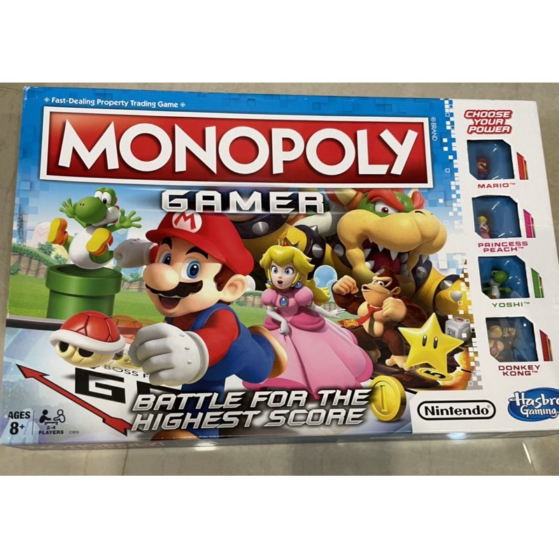 美版MONOPOLY Super Mario 地產大亨 瑪利歐 冒險大挑戰 大富翁 馬力歐出清