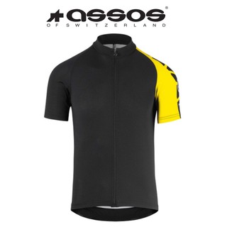 拜客先生－【ASSOS】出清特價SS.MILLEJERSEY_EVO7 短袖車衣 瓦特黃 TIR(3XL) 瑞士頂級品牌