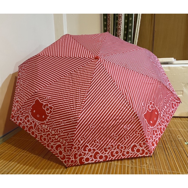Hello Kitty  三麗鷗 造型頭 三折雨傘 輕便雨傘 全新出清