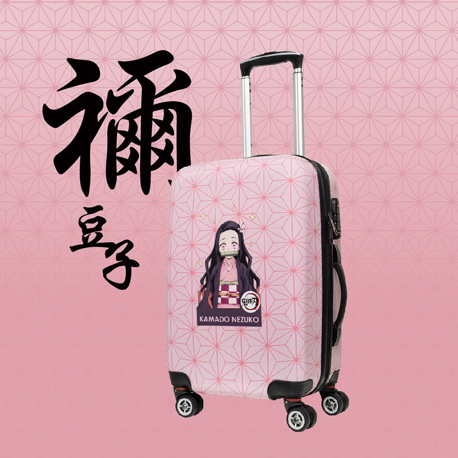限量售完為止 deya 聯名包款 鬼滅之刃 正版授權 禰豆子輕巧型登機箱20吋 行李箱 旅行箱