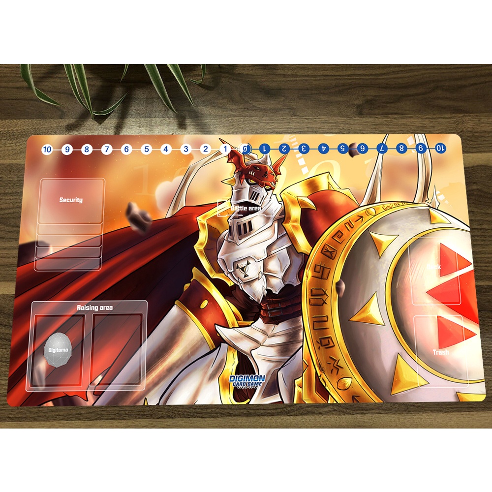 數碼寶貝棋盤遊戲墊 Gallantmon 集換式卡牌遊戲墊 DTCG CCG 墊鼠標桌墊遊戲墊