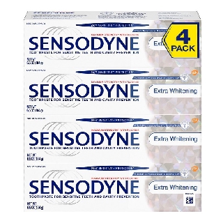Sensodyne 舒酸定 敏感性牙膏 潔白配方 184公克 4入【Suny Buy】