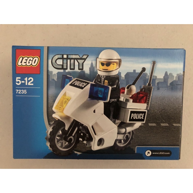 LEGO 樂高 7235 警察摩托車 重機 城市系列 city系列