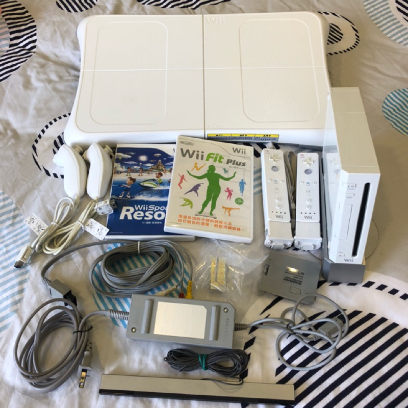 Wii wiifit wii fit 任天堂 wiifit plus sport resort 渡假勝地 wii平衡器