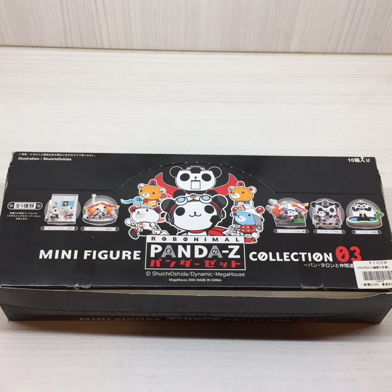 Panda-z mini figure collection 03，熊貓鐵金剛場景組