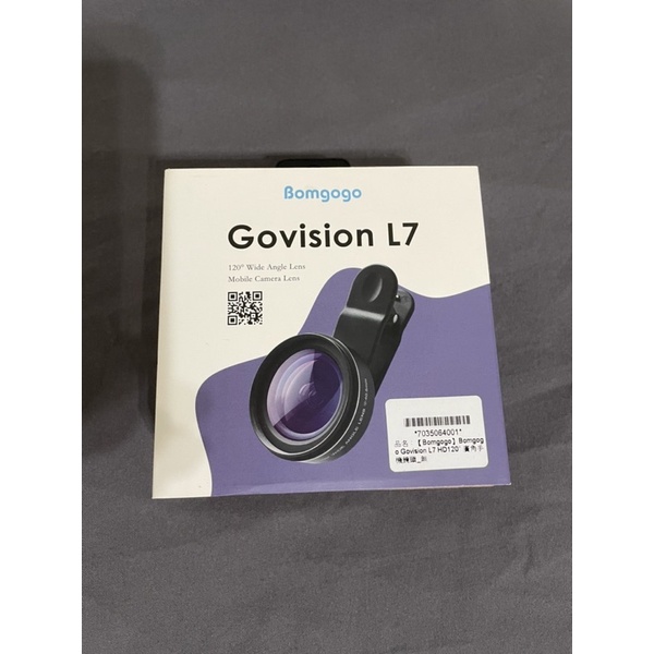 (二手)Bomgogo Govision L7 HD 120° 廣角手機鏡頭組 40.5mm