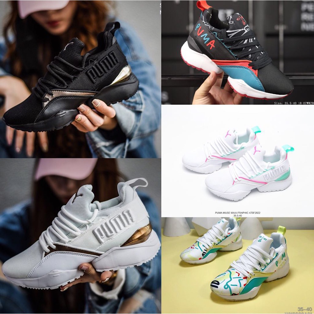 puma muse maia graphic