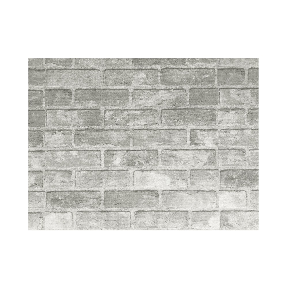 韓國原裝-簡單自黏素面壁紙 10米/捲-石紋灰磚