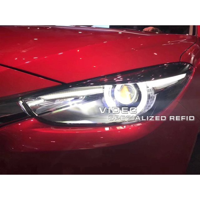 巨城汽車精品 HID 馬自達 2017 MAZDA3 原廠樣式 DRL LED 日行燈 大燈總成 低階 改 高階