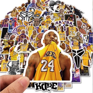 臺中二現貨 50張 KOBE系列 籃球 黑曼巴 滑板 塗鴉 貼紙 行李箱 防水貼紙 滑板貼紙 筆電 衝浪板 防水 機車