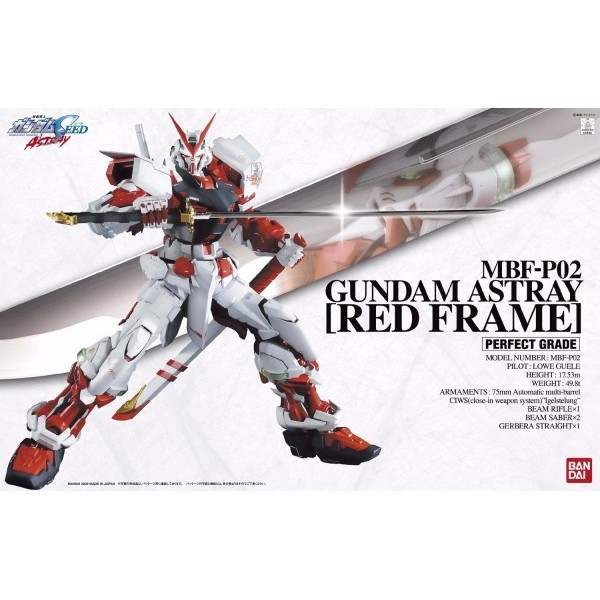 BANDAI 萬代 PG 1/60 異端鋼彈 紅色機  MBF-P02 東海模型