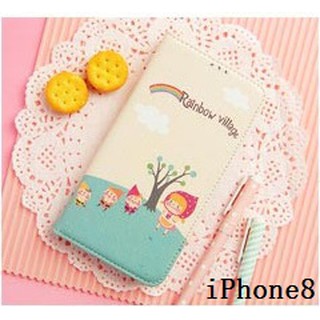 韓國彩繪皮套D152-6 iPhone8 Plus iPhone 8 Plus手機套手機殼保護殼保護套軟殼