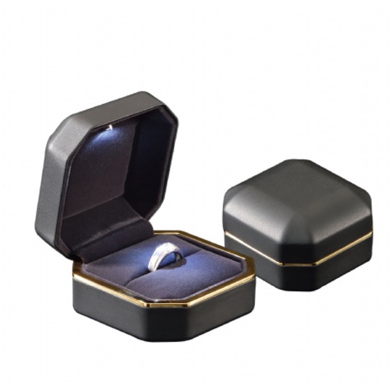求婚戒指盒 LED燈戒指盒 「現貨出貨」電池可更換