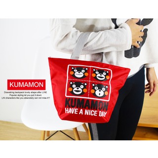 CHIEF’ KUMAMON 熊本熊 提袋 手提袋 袋子 紅色 尼龍布 28X21X14.5cm 全新