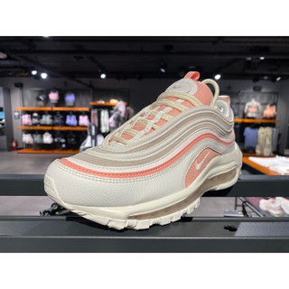 NIKE AIR MAX 97 休閒鞋 粉白 3M反光 網布 氣墊 復古 女 穿搭 透氣 運動鞋 921733-104