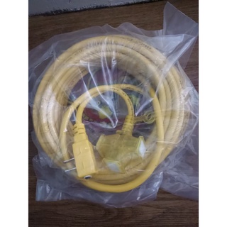 華塑大廠（5米）新安規動力延長線 露營大電流動力線 有過載保護開關