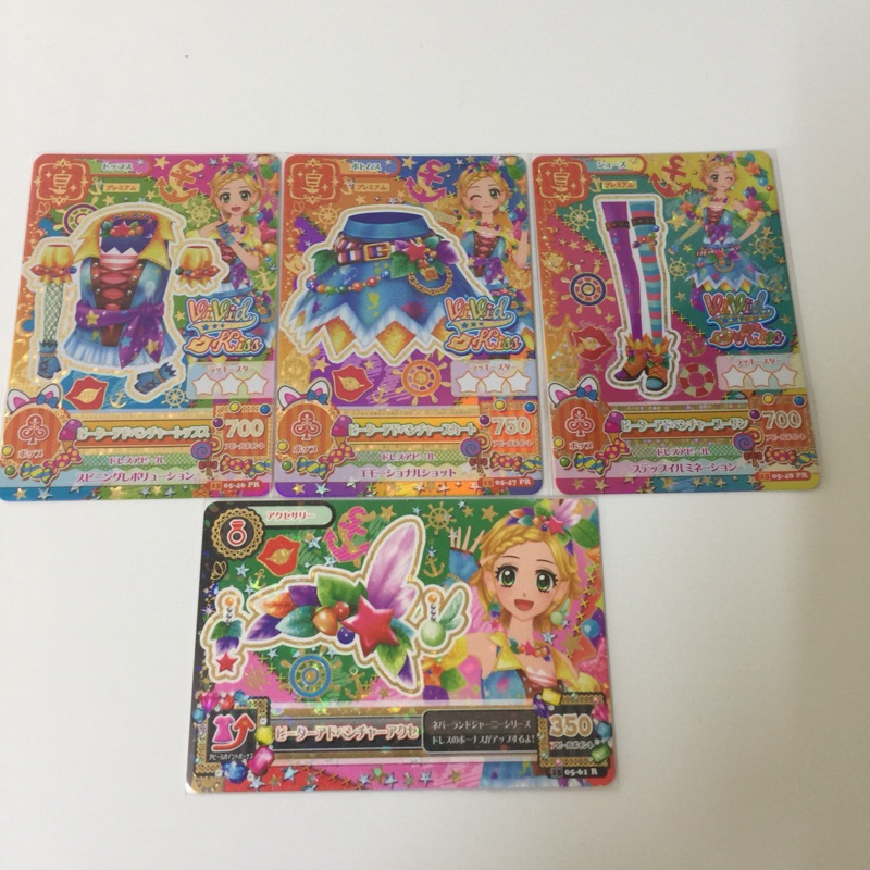 Aikatsu 偶像學園卡片 第三季第五彈 新條雛姬彼得潘pr卡一套