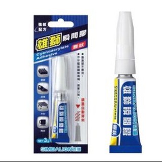 雄獅 SIMBALION GU102 GU-102 膠狀瞬間膠 三秒膠 快乾 (3g)