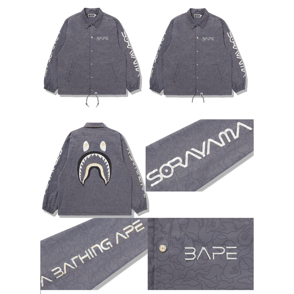 預購 7月31號 BAPE x HAJIME SORAYAMA 空山基 教練外套