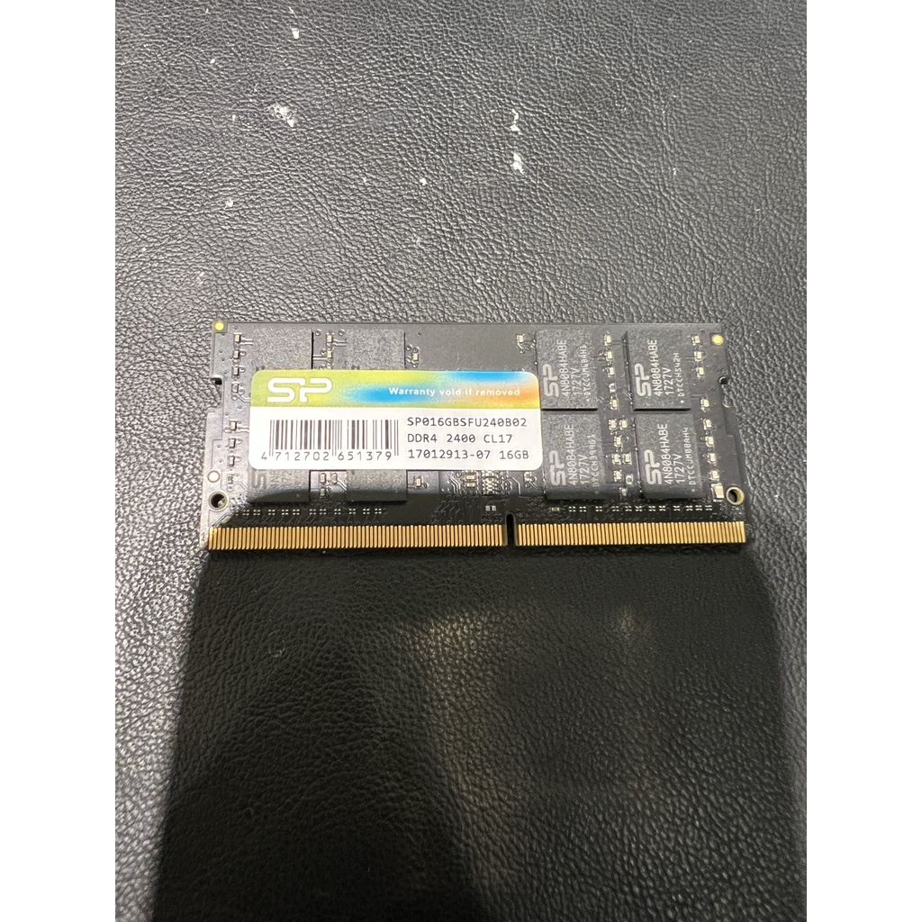 SP 廣穎 筆電 NB RAM DDR4 2400 16G  二手-品質良好 二手記憶體