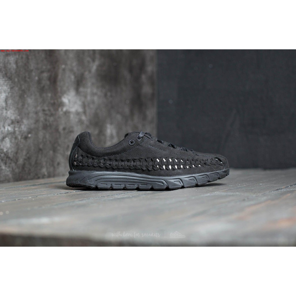 (肆柒)NIKE WMNS MAYFLY WOVEN 全黑 編織 麂皮 復古 黑魂 黑鞋 833802004