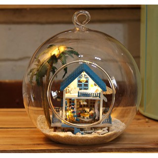 玻璃球系列 B002迷你浪漫愛情海 DIY小屋 娃娃屋 袖珍屋