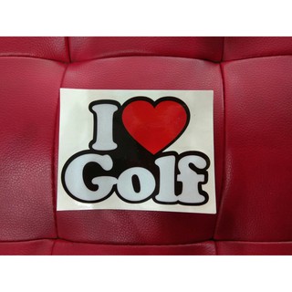 I LOVE GOLF 汽車 反光 貼紙 JDM MK3 MK5 MK6 MK7 GTI R VOLKSWAGEN