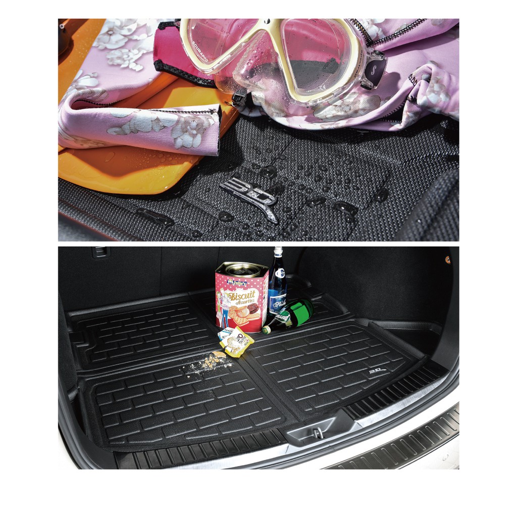 夢奇地 3D 卡固 Volvo XC60 18+ 富豪 立體 汽車 腳踏墊 後廂墊 止滑 防水 易洗 極緻 紋理