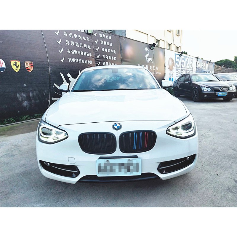 【廠牌】：BMW【車種】：118I 【年份】：2012【顏色】：白