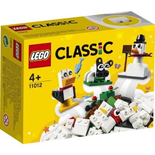 ||高雄 宅媽|樂高 積木|| LEGO“11012 Classic 創意白色顆粒‘’盒損